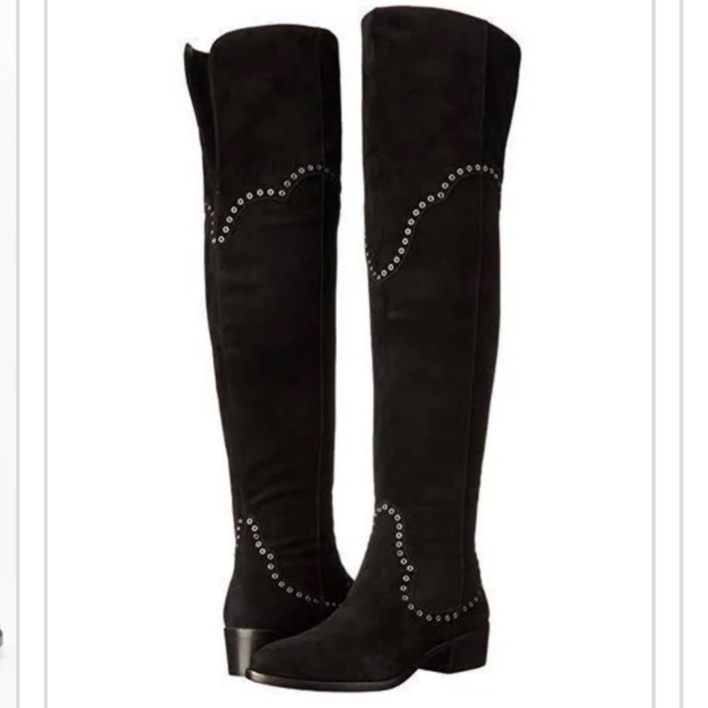 NWOT Frye Suede Boots Black - Picture 4 of 16